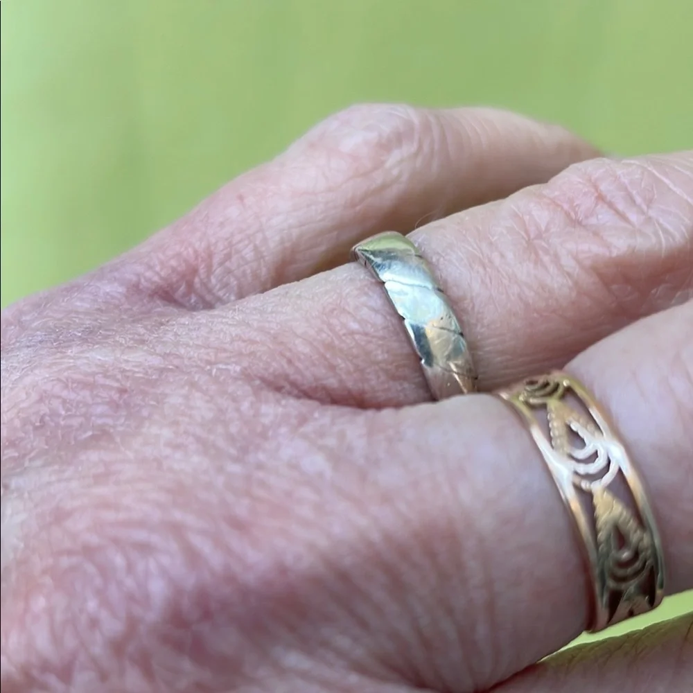 Vintage Sterling Silver Braided Ring